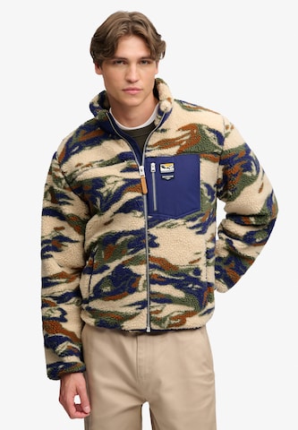 žalia Superdry & Co Flisinis džemperis 'TERRAIN': priekis