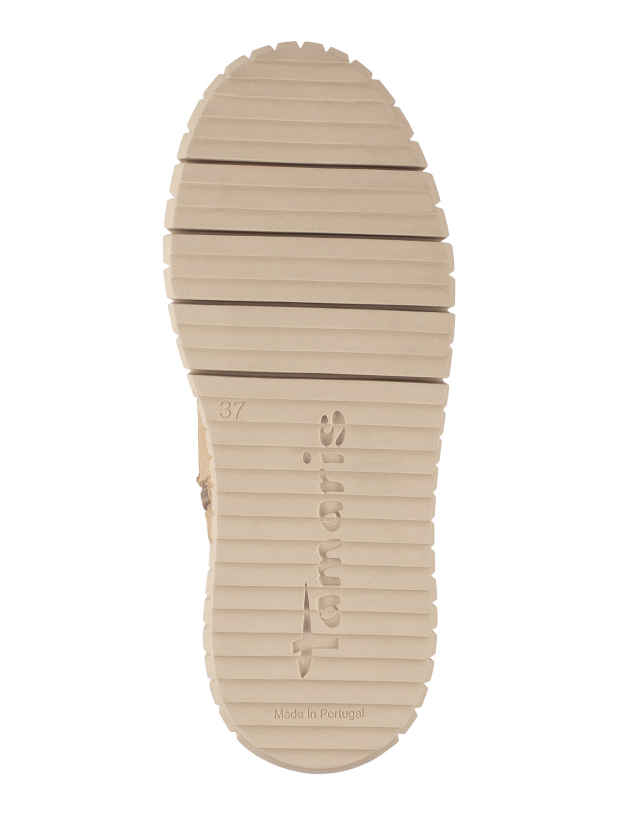 Tamaris Lace-Up Ankle Boots in Beige