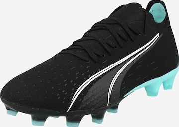 PUMA Soccer Cleats in Black: front