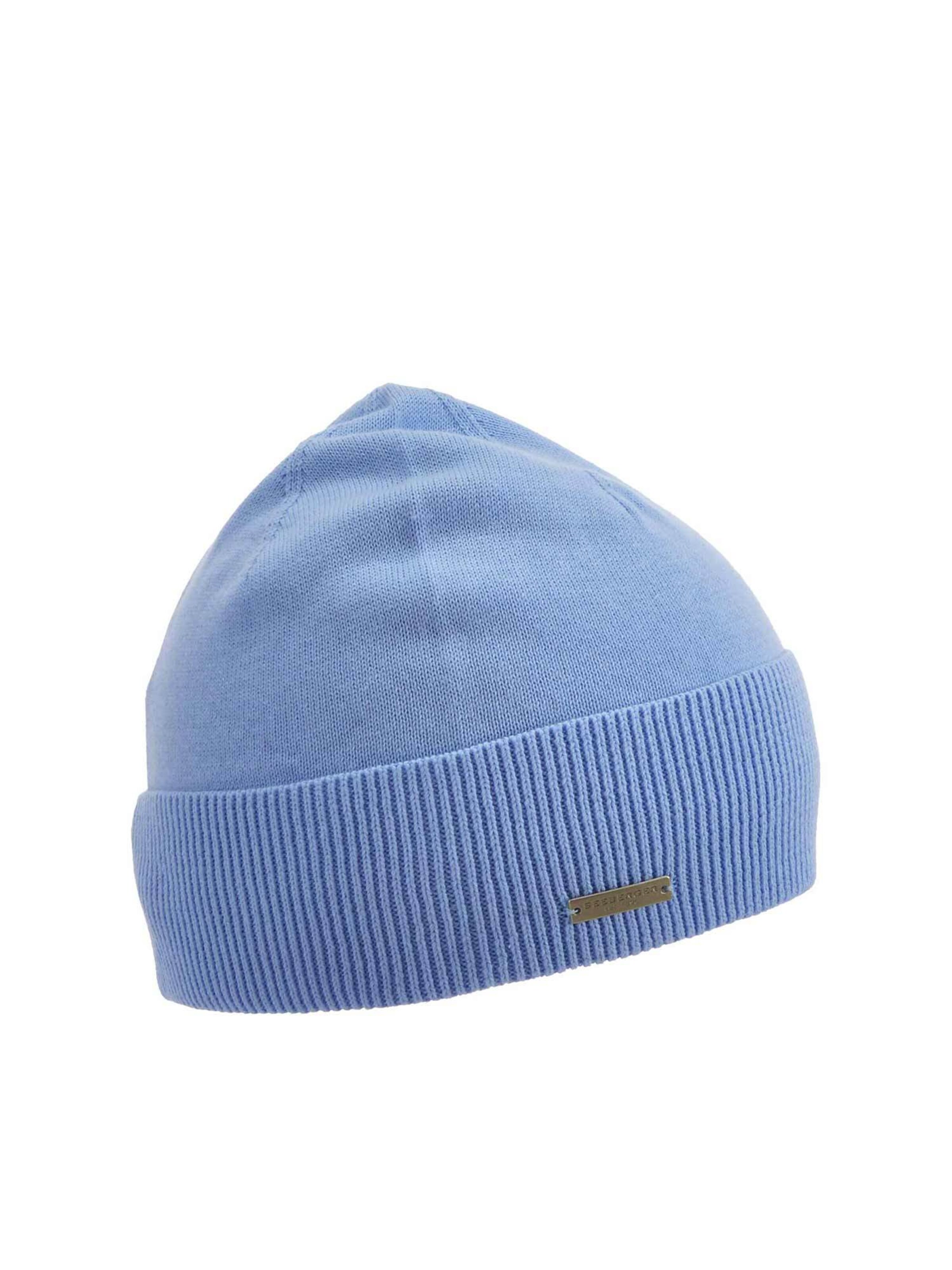 Seeberger Mütze 'Mütze'‌‌‌‌‌‌‌ in Blau: Vorderseite