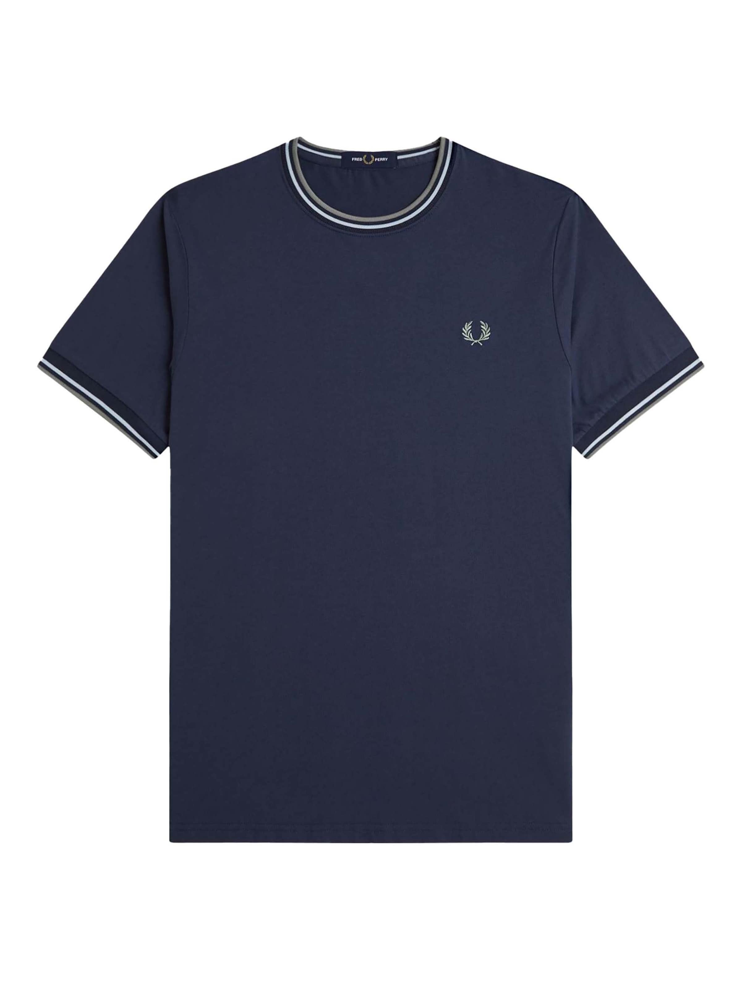 Fred Perry Shirt in Blue: front