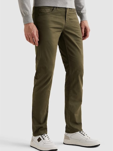 PME Legend Jeansy 'Navigator slim fit pants' w kolorze zielony: przód