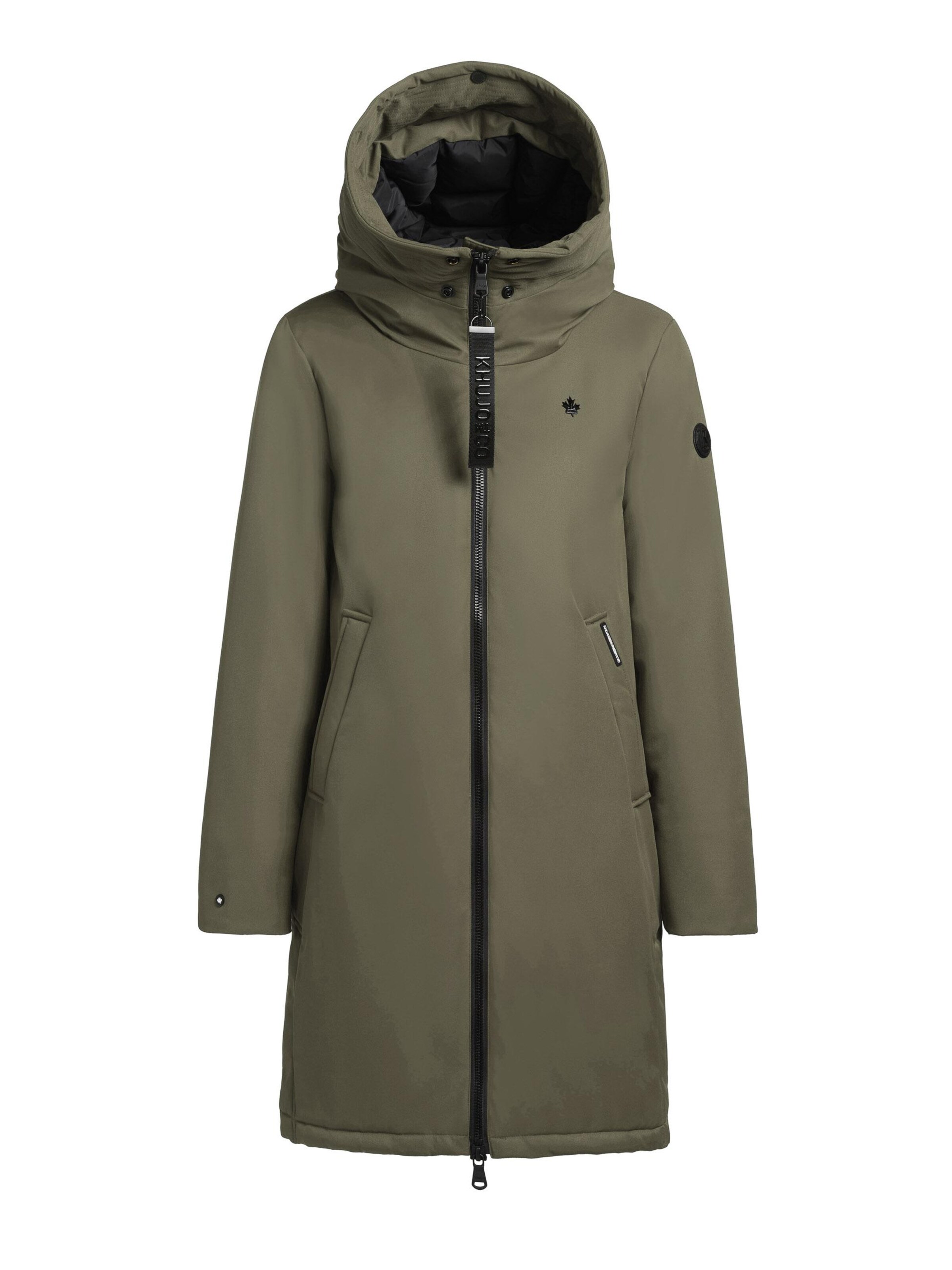 khujo Tussenmantel 'Yaak3-YM' in Groen: voorkant