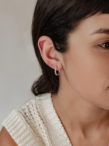 Hey Happiness Ohrringe 'Braided' in Silber