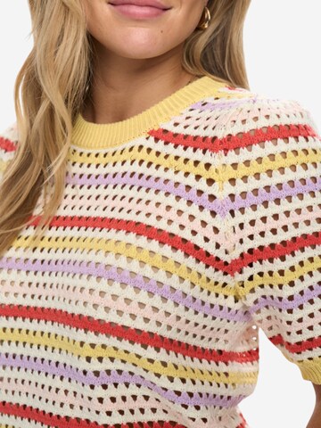 NÜMPH Strickpullover mit Halbarm 'NUNANCY PULLOVER' in Gelb