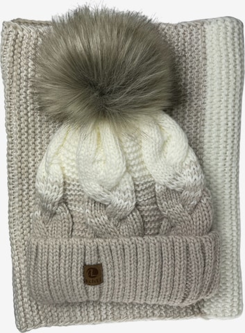Kumixi - Gorra 'Set' en beige: frente
