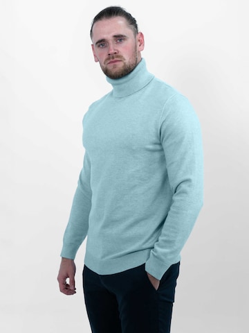 Pull-over 'No. 17' Vercate en bleu : devant