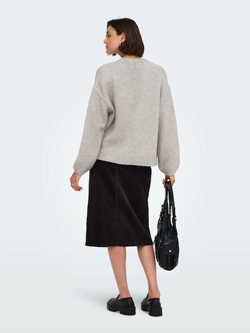 JDY Strickjacke 'JDYDINEA' in Grau