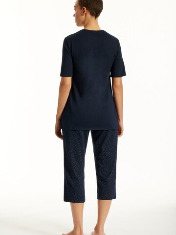 uncover by SCHIESSER Pajama 'UNCOVER Night' in Blue