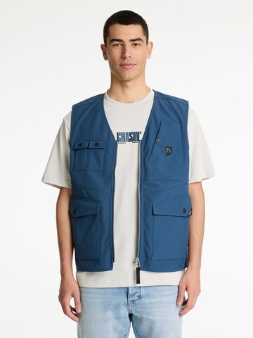 Veste mi-saison 'Bound Softshell' CHASIN' en bleu : devant