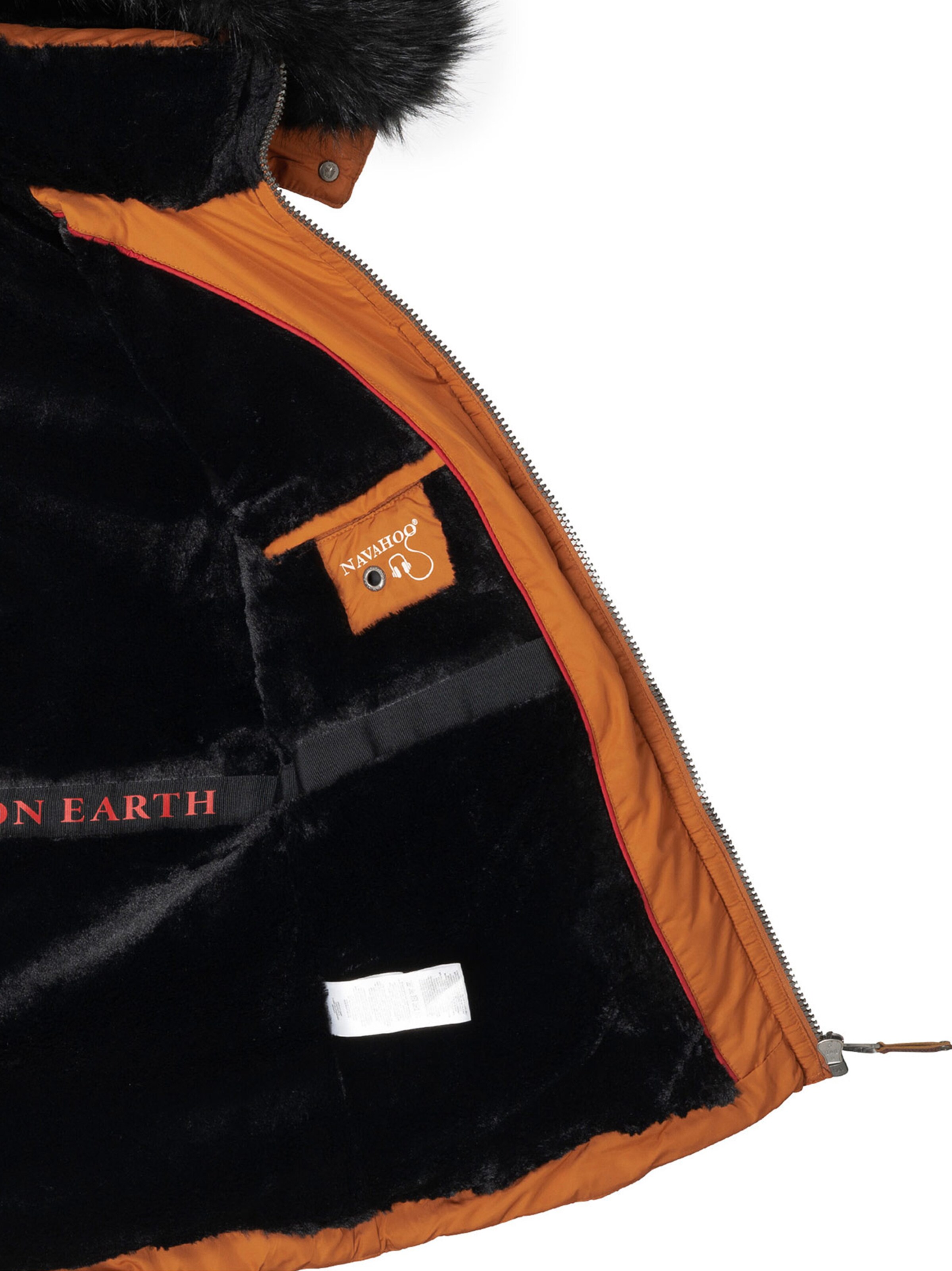 NAVAHOO Winter Jacket in Orange