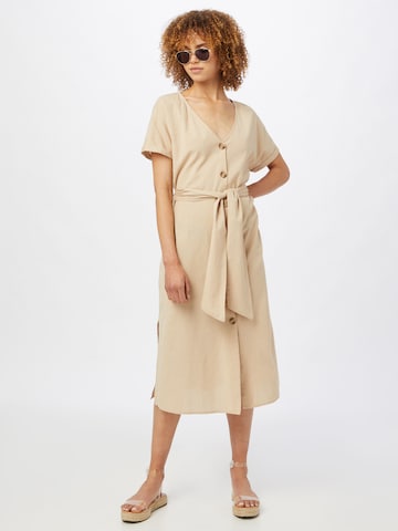 VILA Shirt dress 'MARINE' in Beige