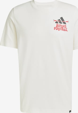 T-Shirt fonctionnel 'Football' ADIDAS PERFORMANCE en blanc : devant