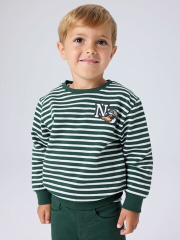 NAME IT Sweatshirt 'NMMOzias' i grön: framsida