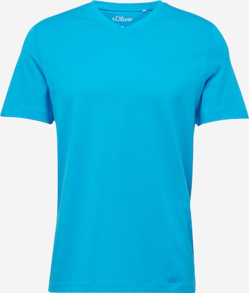 s.Oliver Shirt in Blauw: voorkant