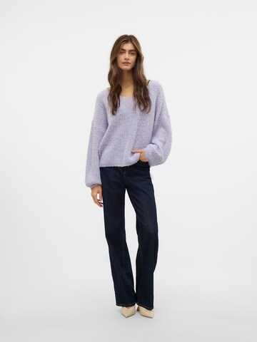 VERO MODA Sweater 'VMJULIETTE' in Purple