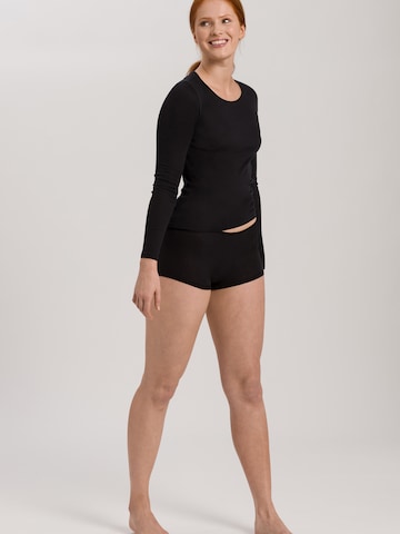 Hanro Boyshorts ' Cotton Seamless ' in Black