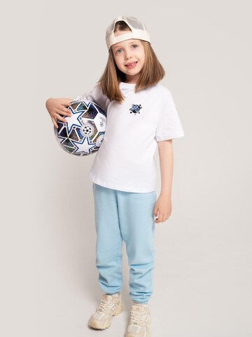 SATURNDAY Shirt 'Fußball' in Wit