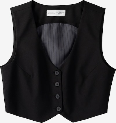 Bershka Anzugweste in schwarz, Produktansicht
