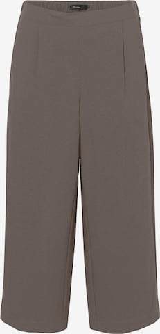 Wide Leg Pantalon à pince 'COOKIE' VERO MODA en marron : devant