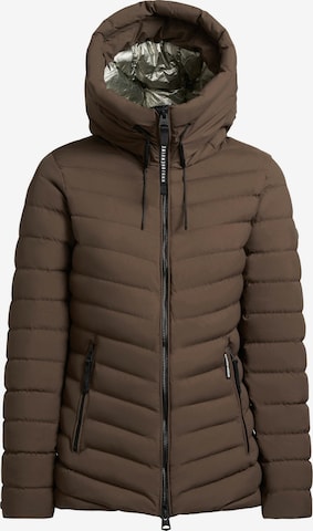 khujo Kurtka zimowa 'PACE' w kolorze brązowy: przód