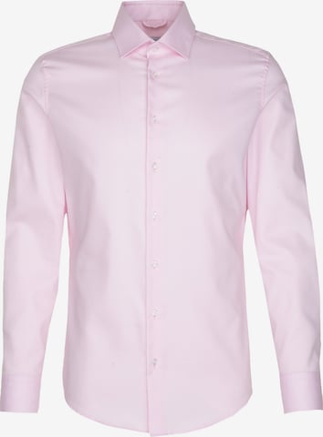 Coupe slim Chemise business 'Schwarze Rose' SEIDENSTICKER en rose : devant