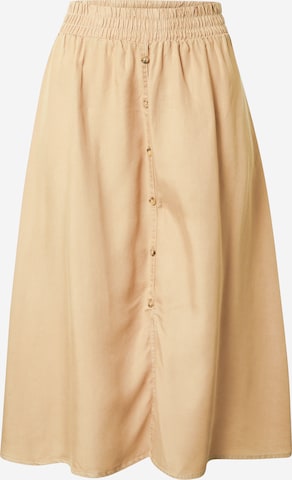 PIECES Rok in Beige: voorkant