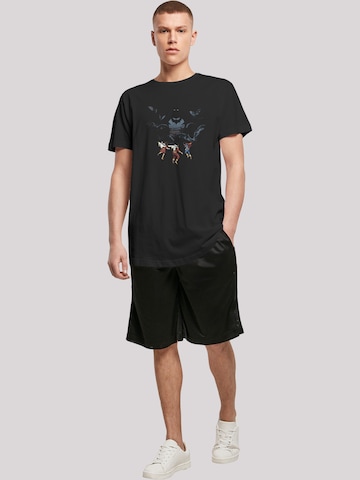 F4NT4STIC Shirt 'DC Comics Batman Shadow Bats' in Black