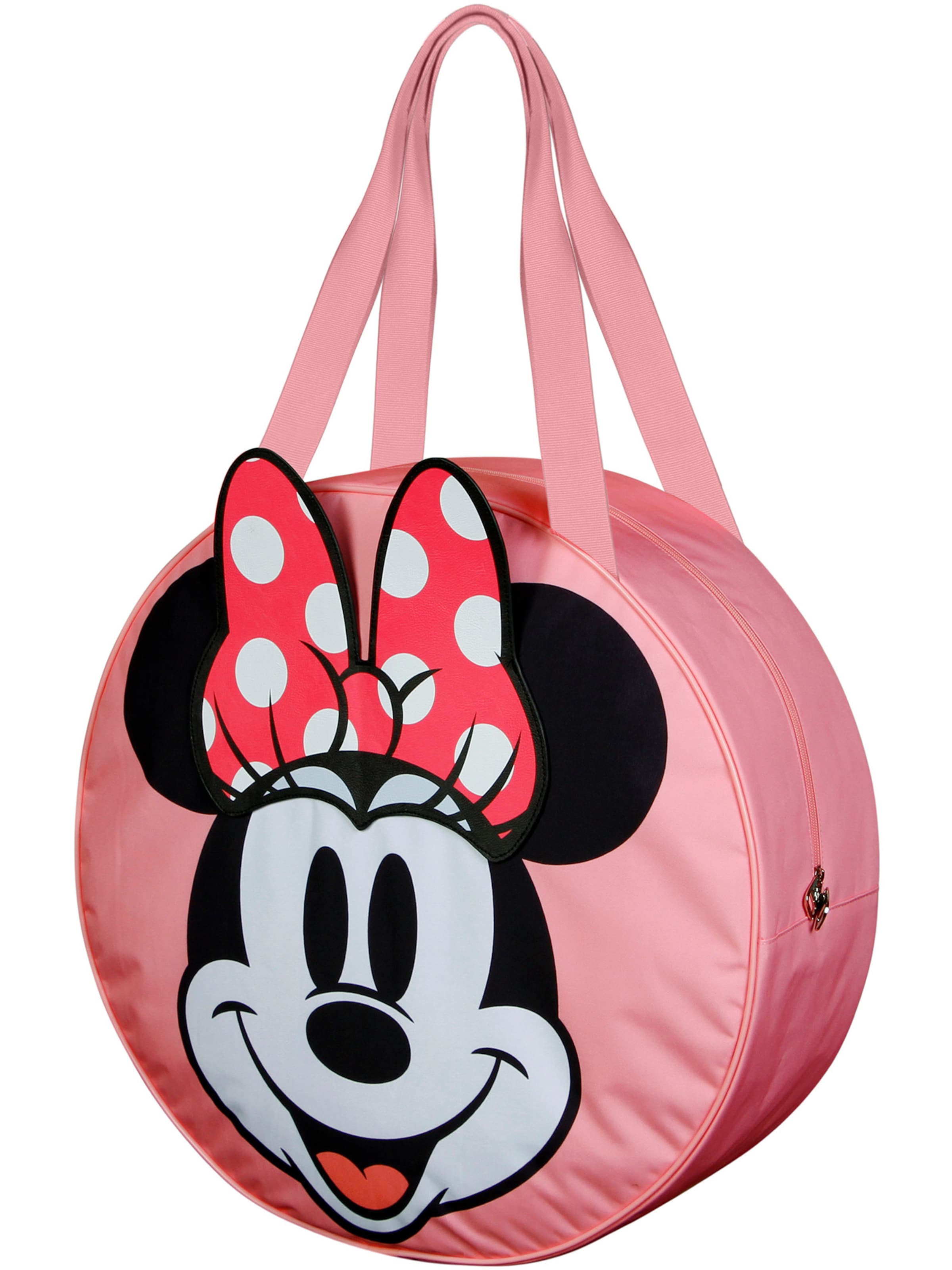 Borsa da spiaggia 'Face-Jumbo Beach' di DISNEY in rosa: frontale