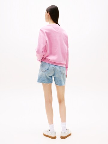 Tommy Jeans Sweatshirt 'ESSENTIAL' in Pink