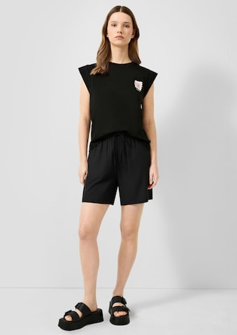 QS Regular Broek in Zwart