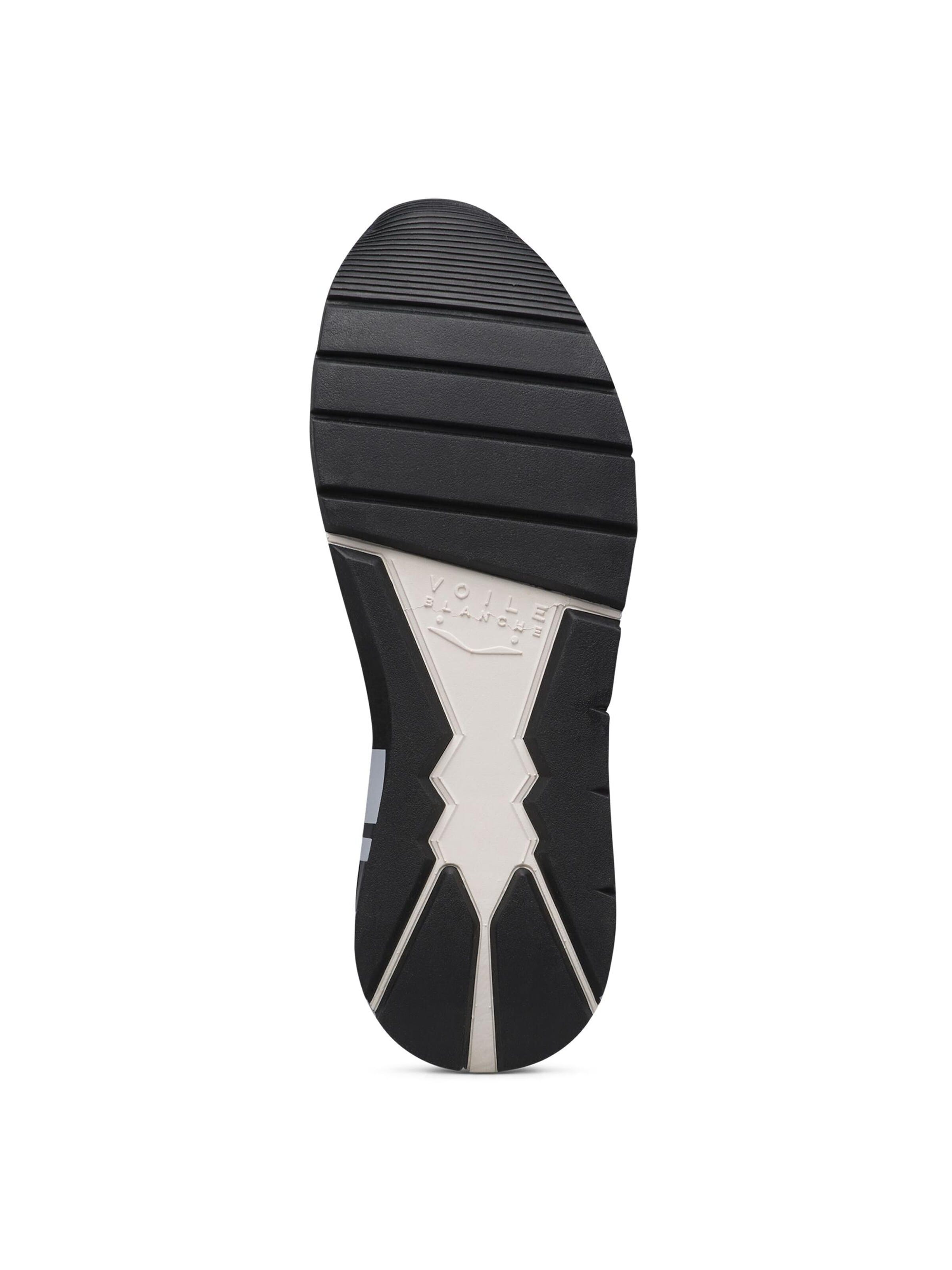 Baskets basses 'CLUB01.' Voile blanche en vert
