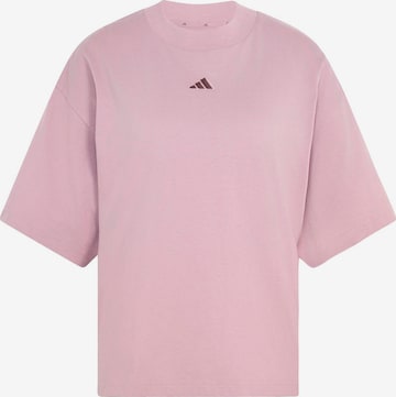 ADIDAS SPORTSWEAR - Camisa funcionais 'Studio' em roxo: frente
