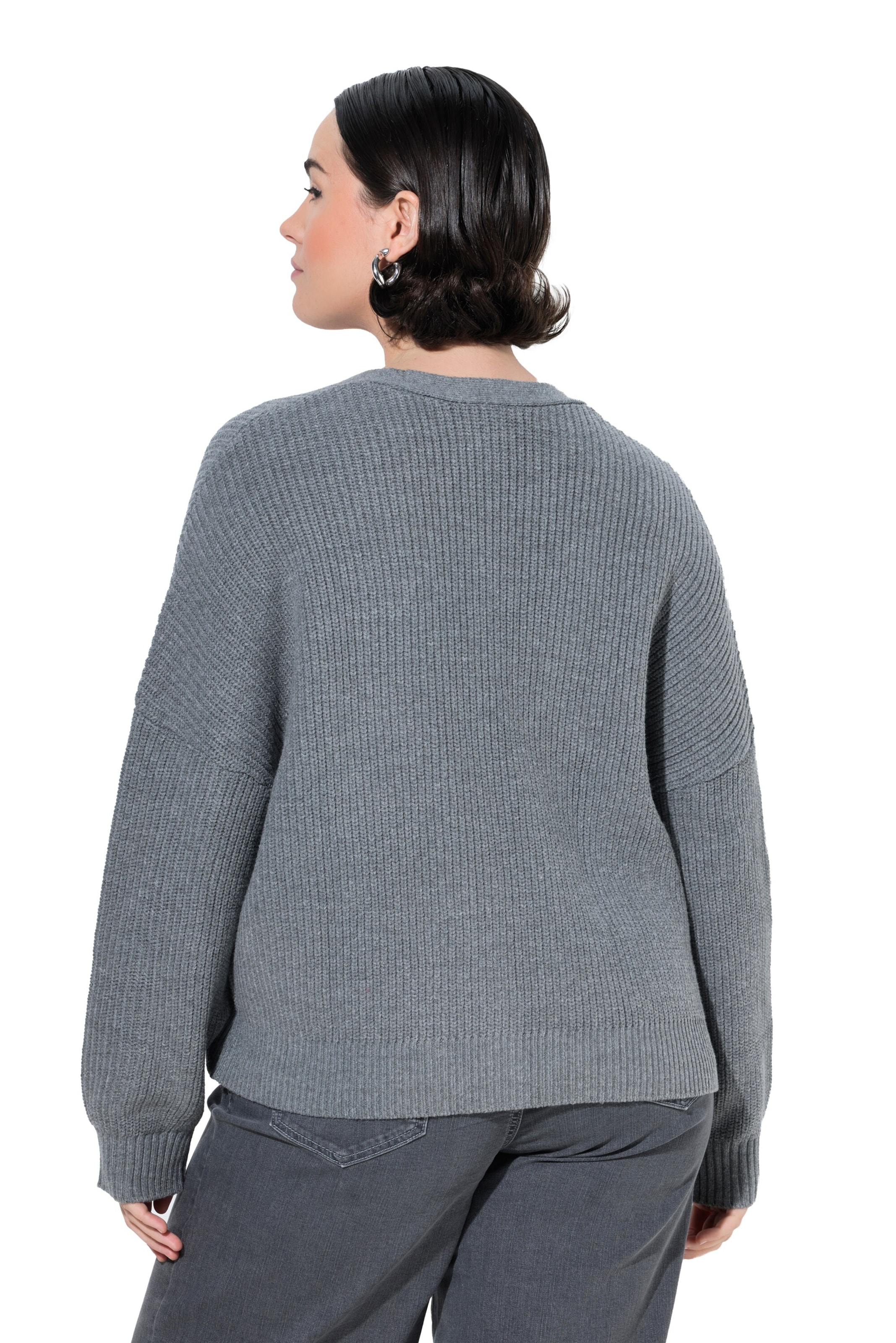 Ulla Popken Strickjacke in Grau