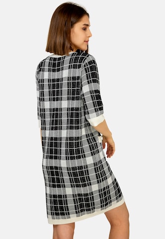 TOOche Jurk 'Scacchio' in Zwart