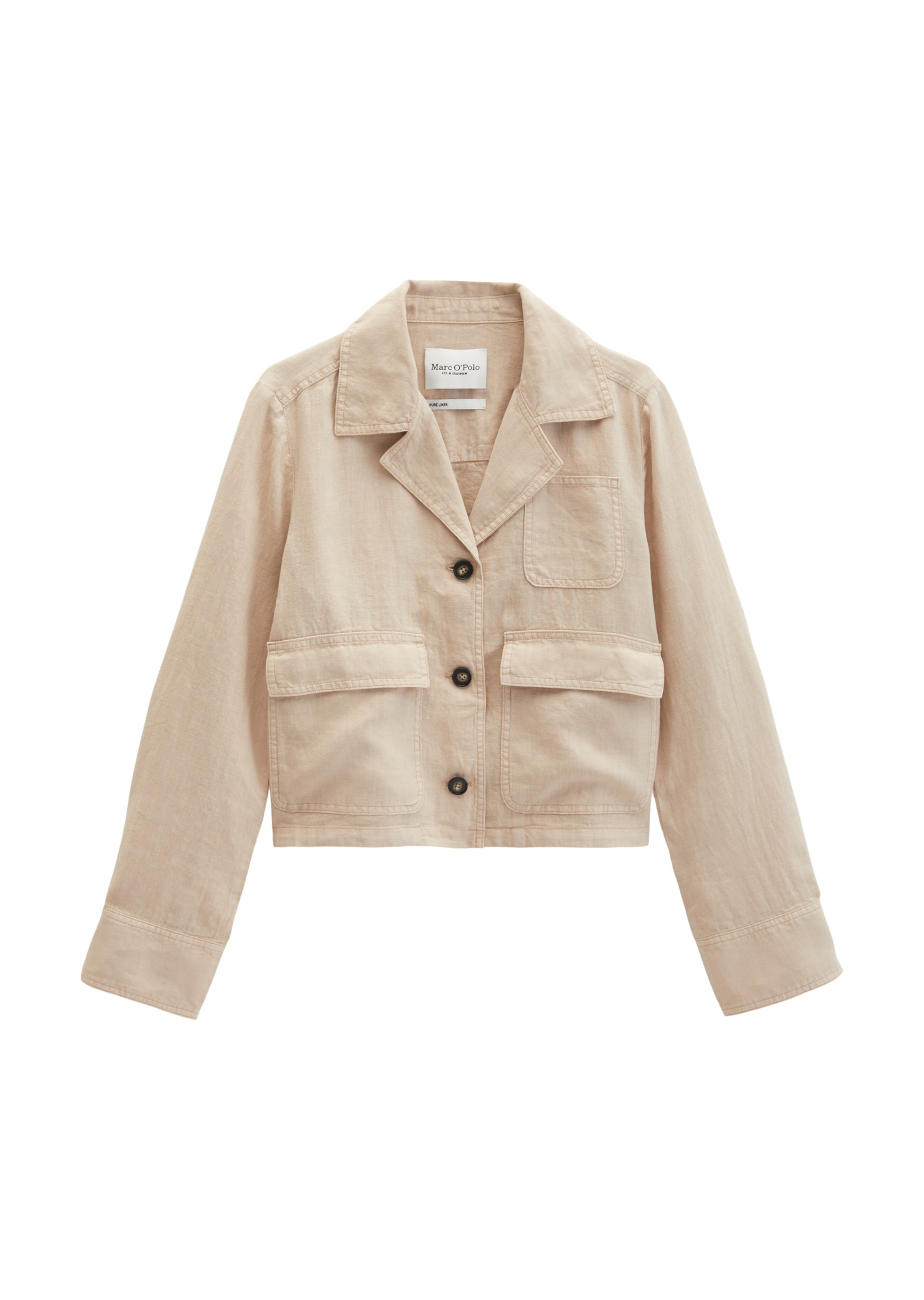 Marc O'Polo Tussenjas in Beige: voorkant