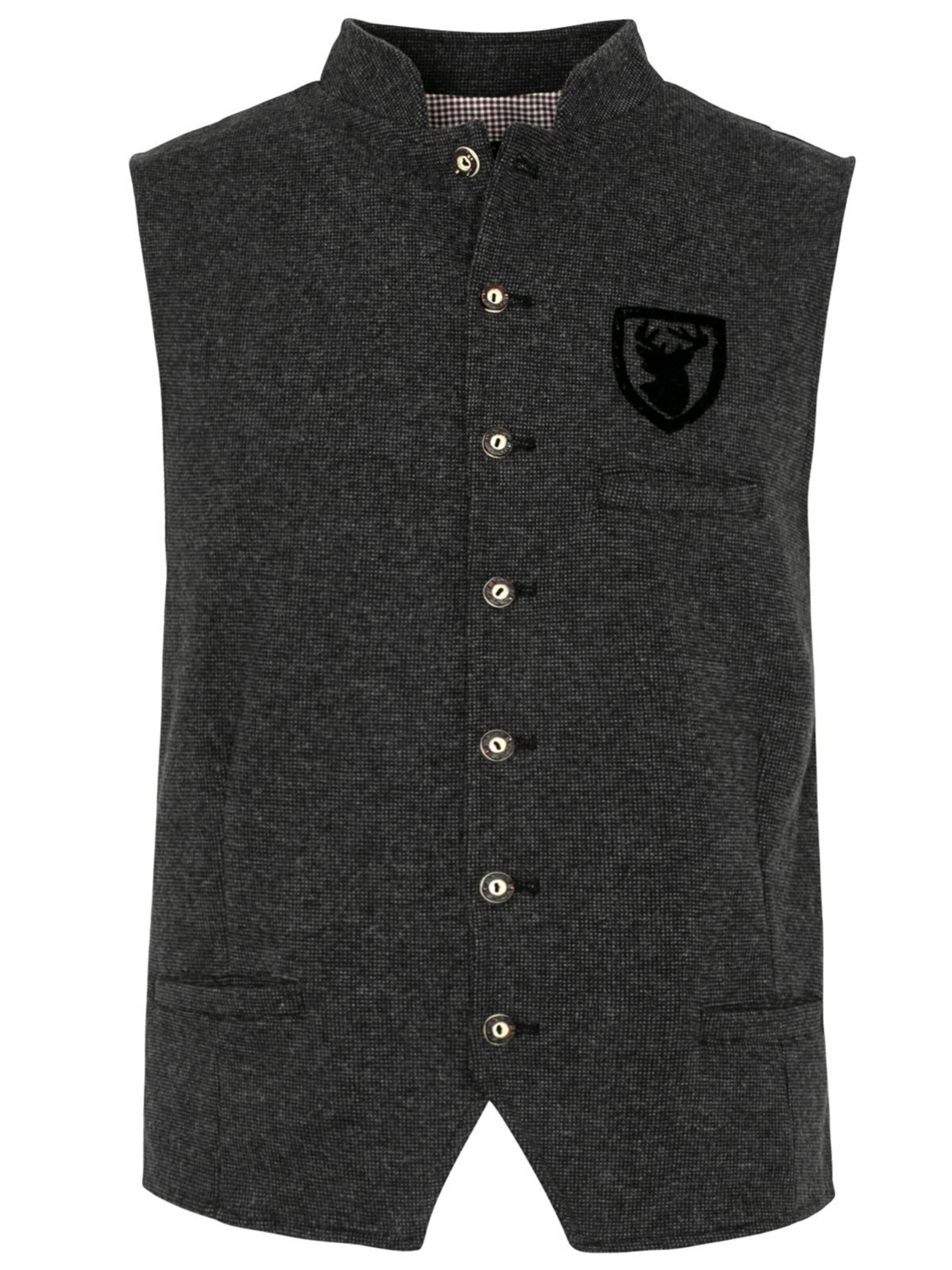 HANGOWEAR Traditional Vest 'Pascal' in Grey: front