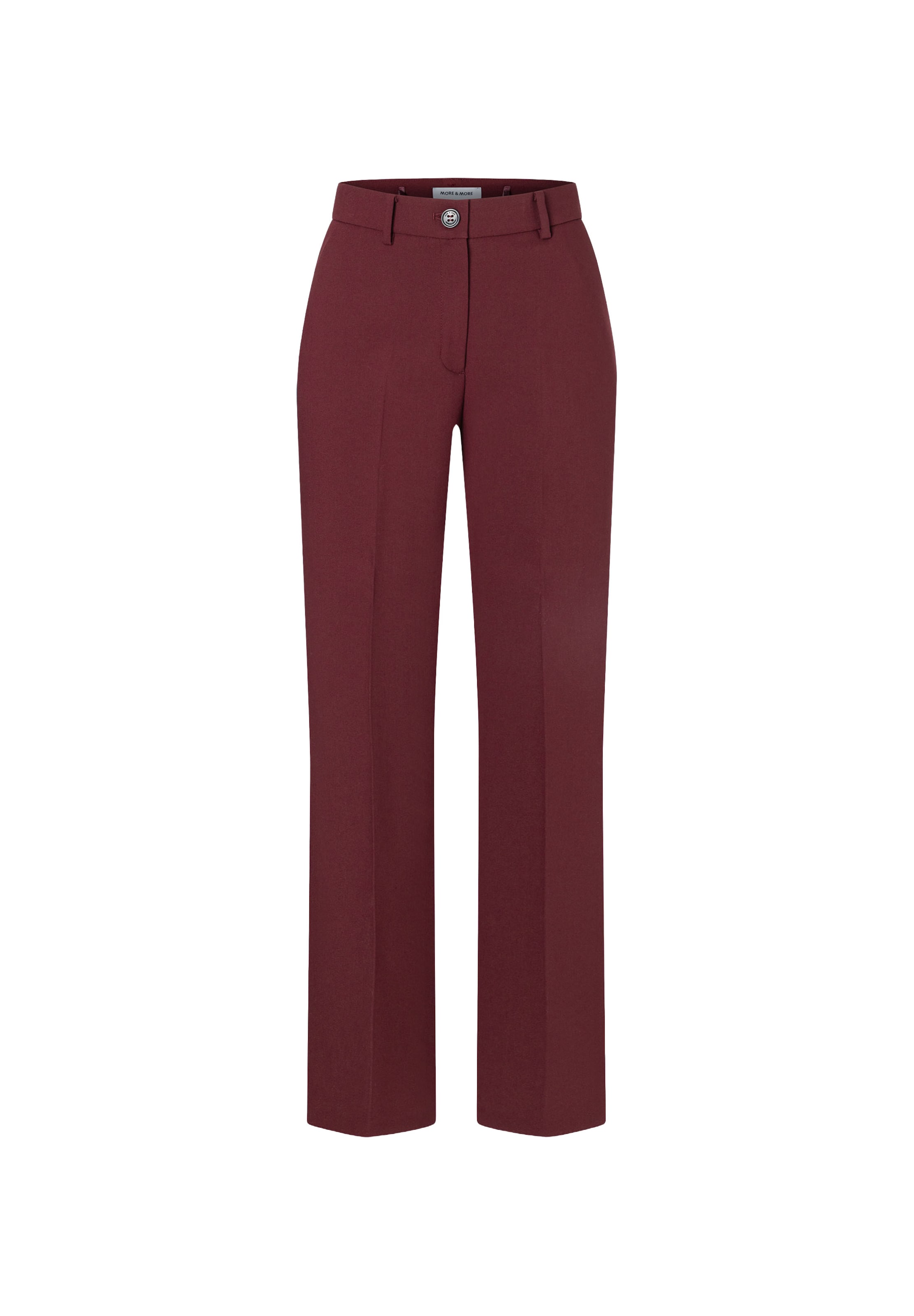 regular Pantaloni con piega frontale di MORE & MORE in rosa: frontale