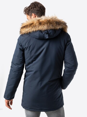 Superdry Winterparka 'Everest' in Blauw