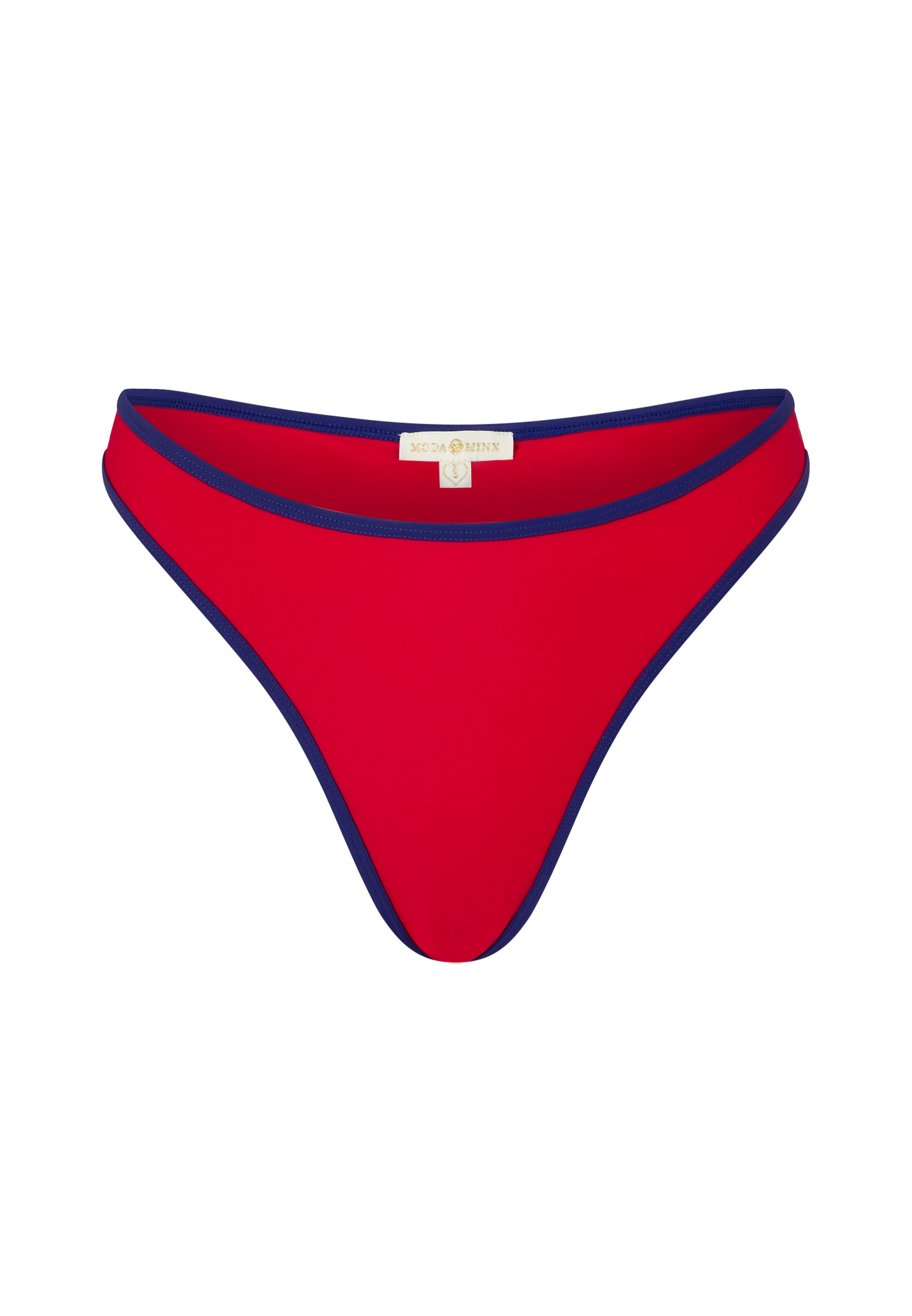 Moda Minx Bikinihose in Rot: Vorderseite