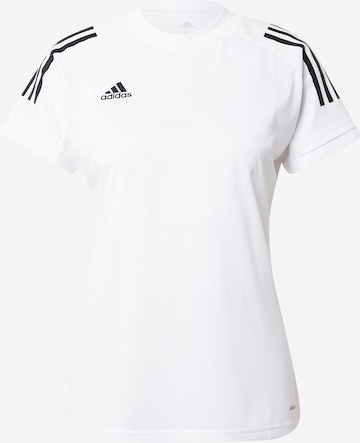 Top sportivo 'Condivo 20' di ADIDAS SPORTSWEAR in bianco: frontale