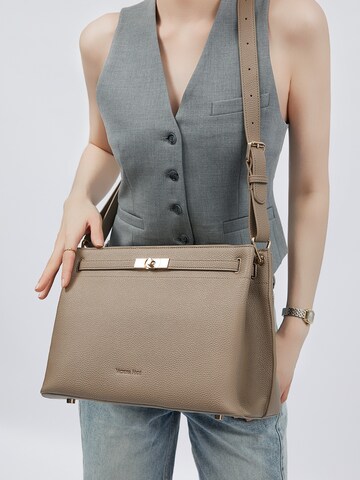 Borsa a tracolla ' Alla ' di Victoria Hyde in grigio: frontale