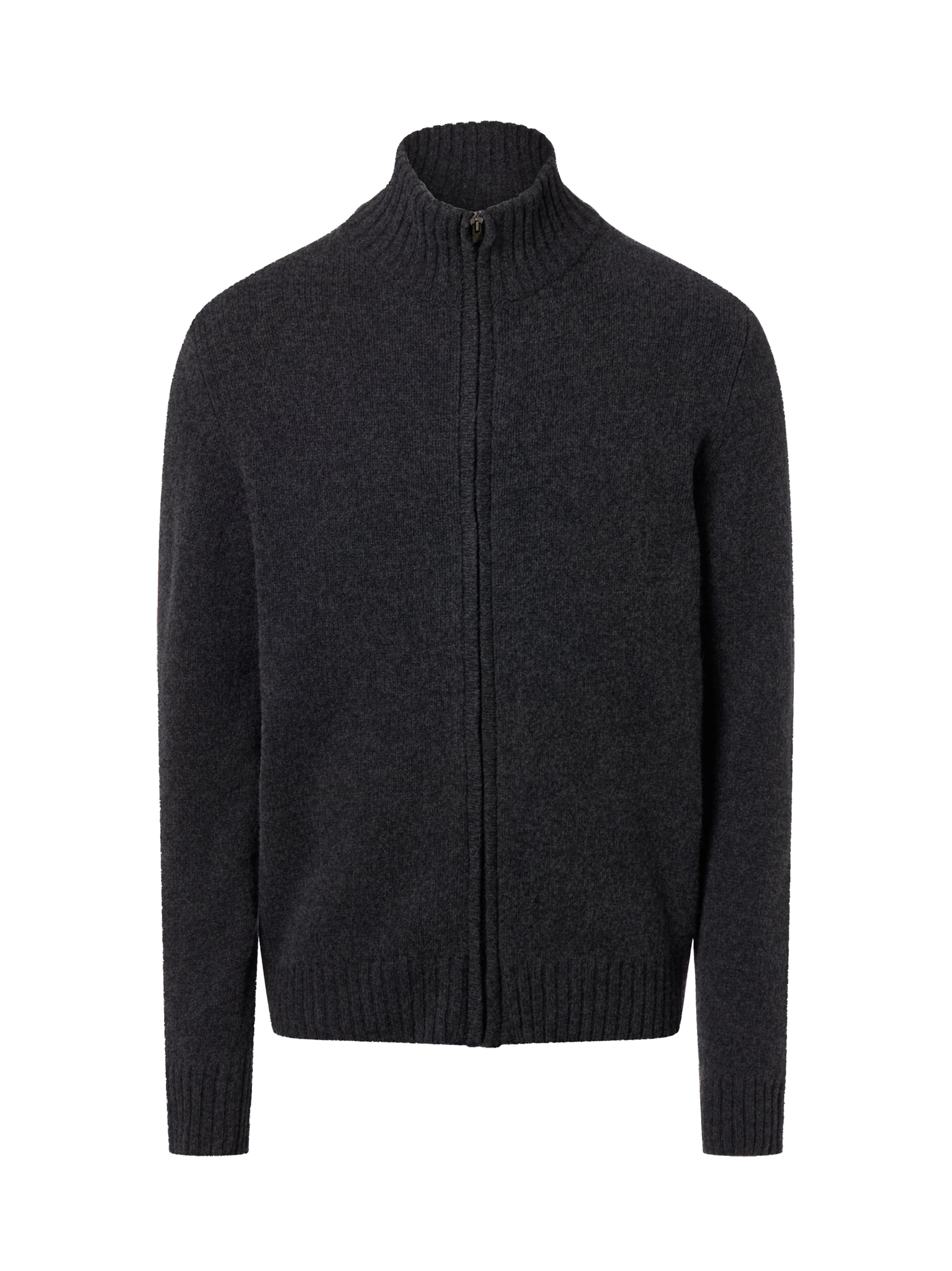 Nils Sundström Gebreid vest in Zwart: voorkant