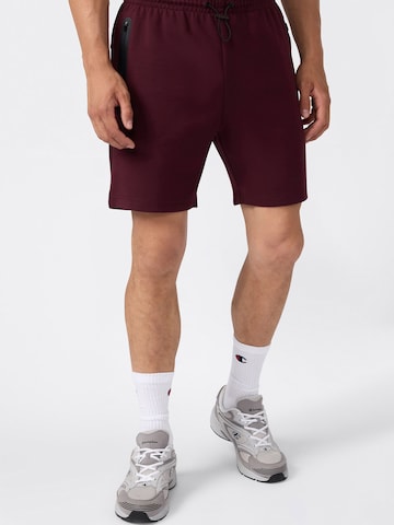 Regular Pantalon Champion Authentic Athletic Apparel en rouge : devant