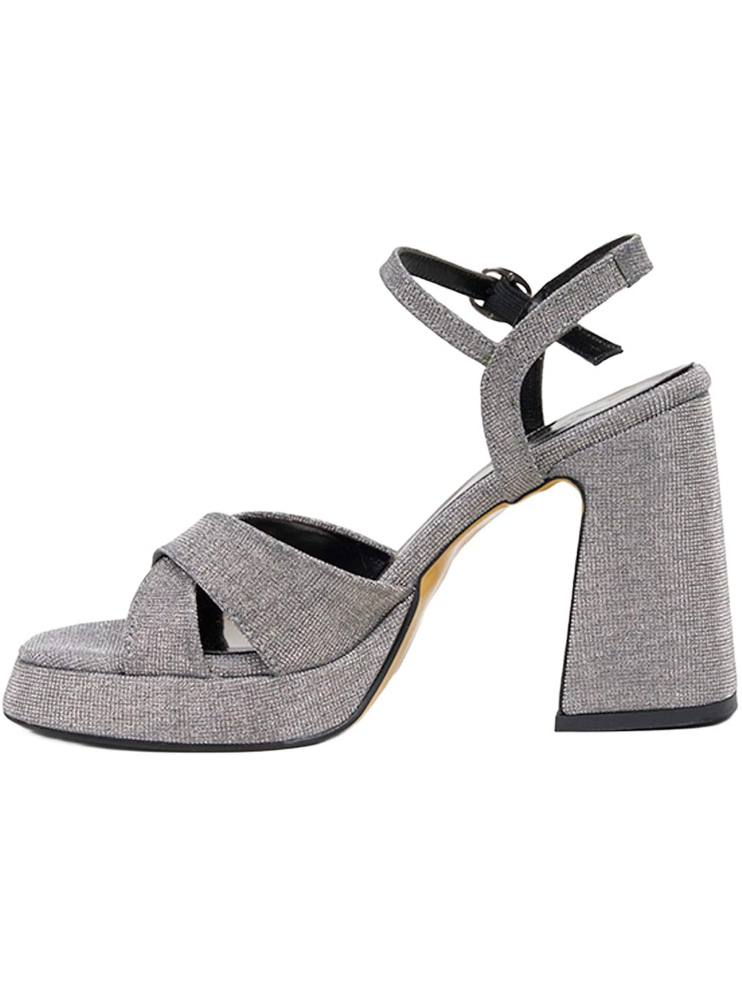 Desa Sandalen met riem 'Pumps' in Grijs