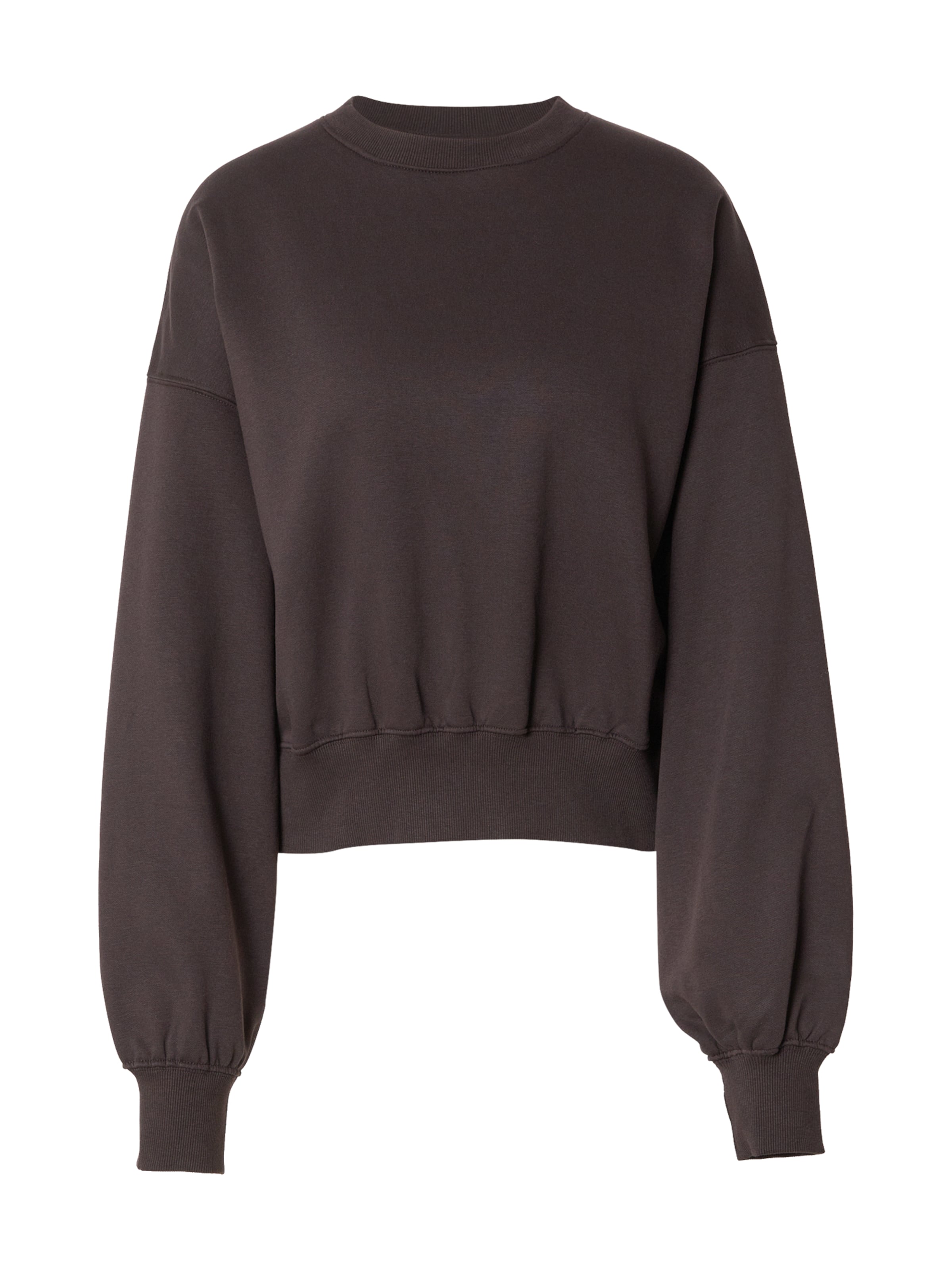 WEEKDAY Sweatshirt &#x27;Yoshi&#x27; in Bruin: voorkant