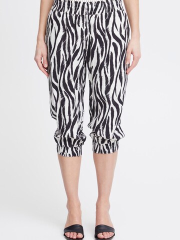 b.young - Tapered Pantalón chino 'FALAKKA' en negro: frente