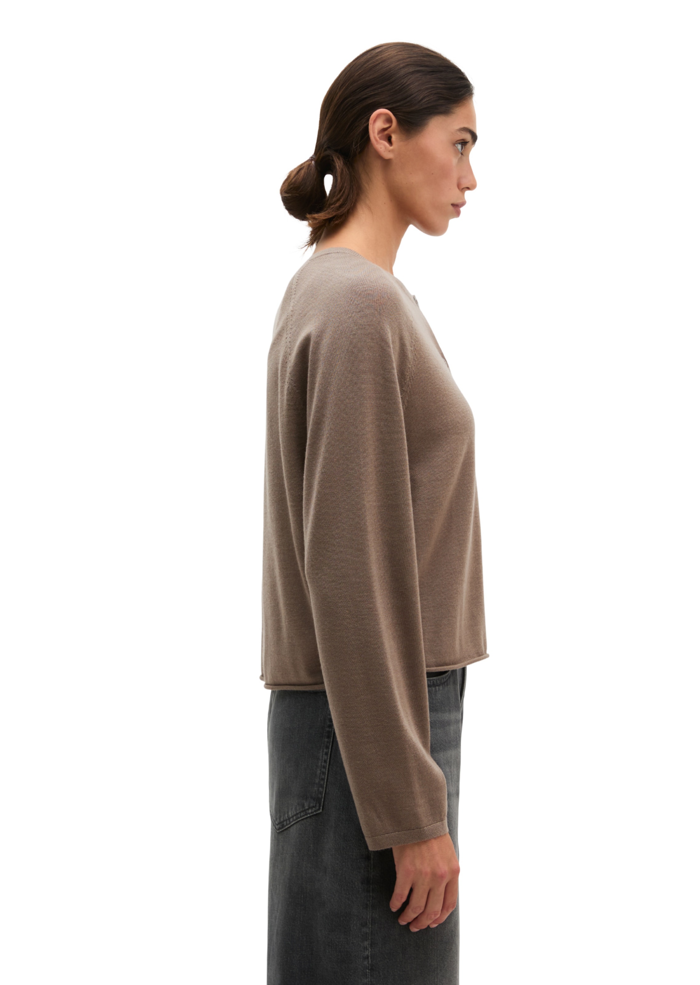 Marc O'Polo Strickjacke in Braun