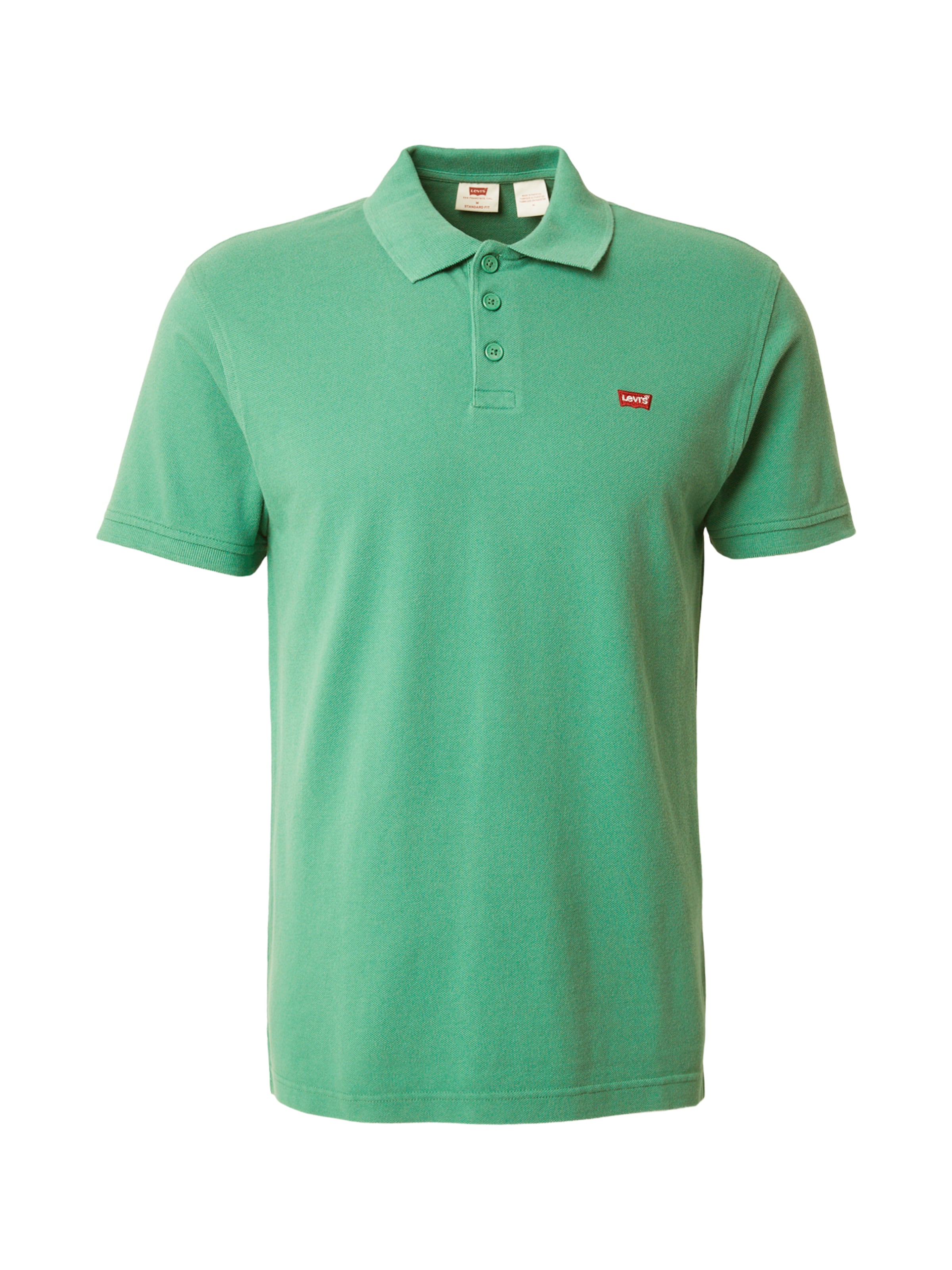 LEVI'S ® Poloshirt 'Housemark' in Grün: Vorderseite