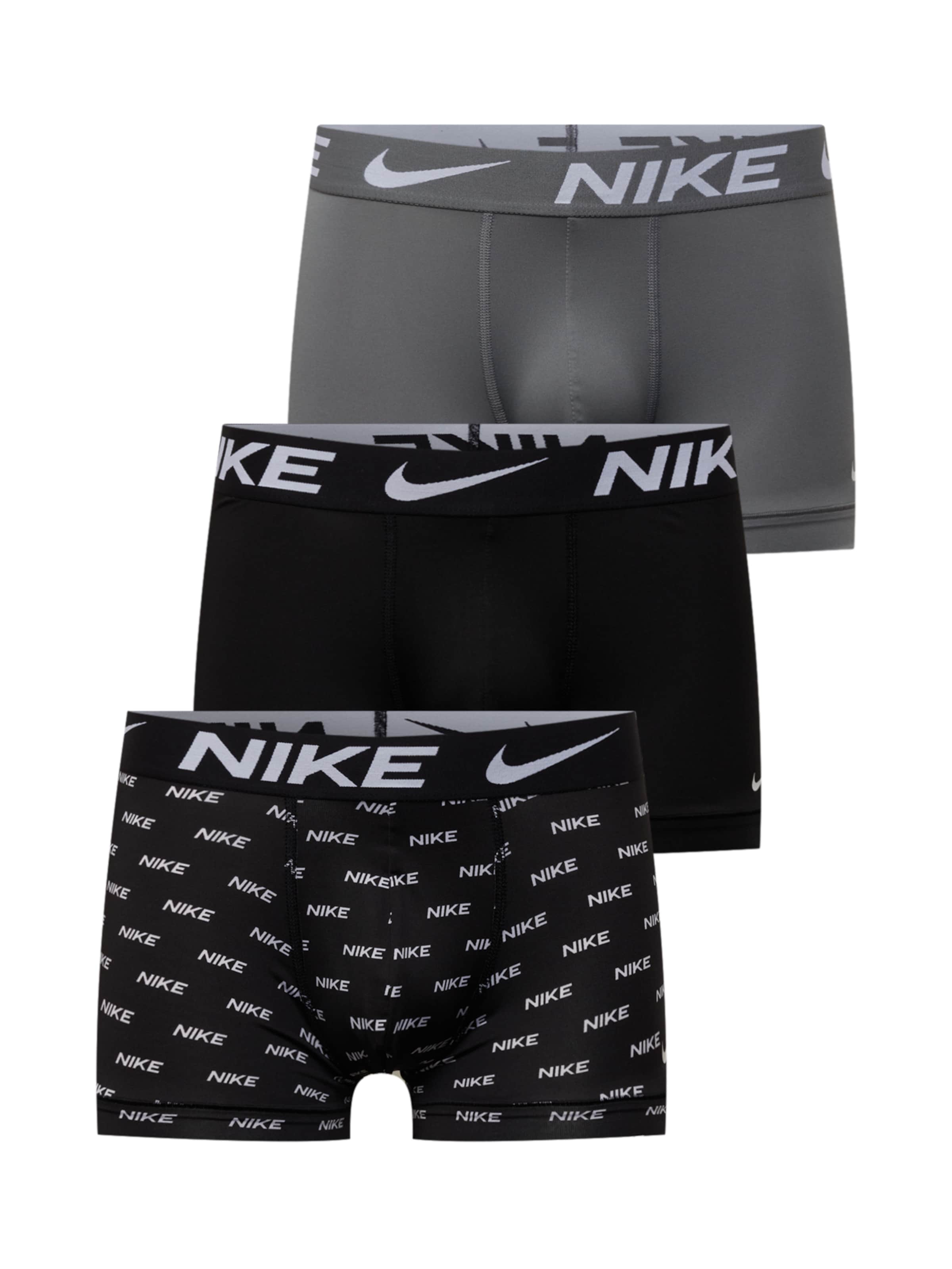 pelēks NIKE Underwear Bokseršorti: no priekšpuses
